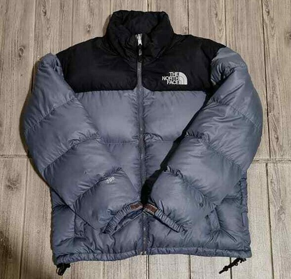 north face khaki puffer coat